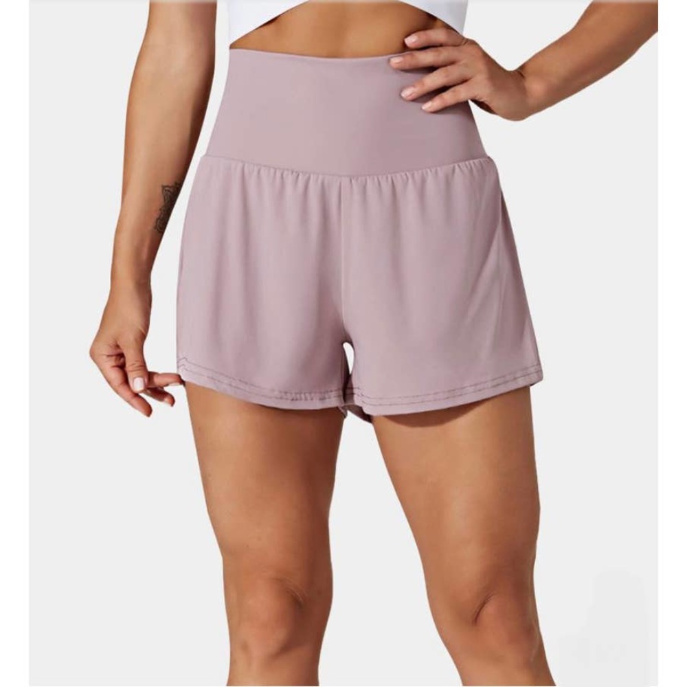 HALARA Women's Athletic Shorts in Light Purple